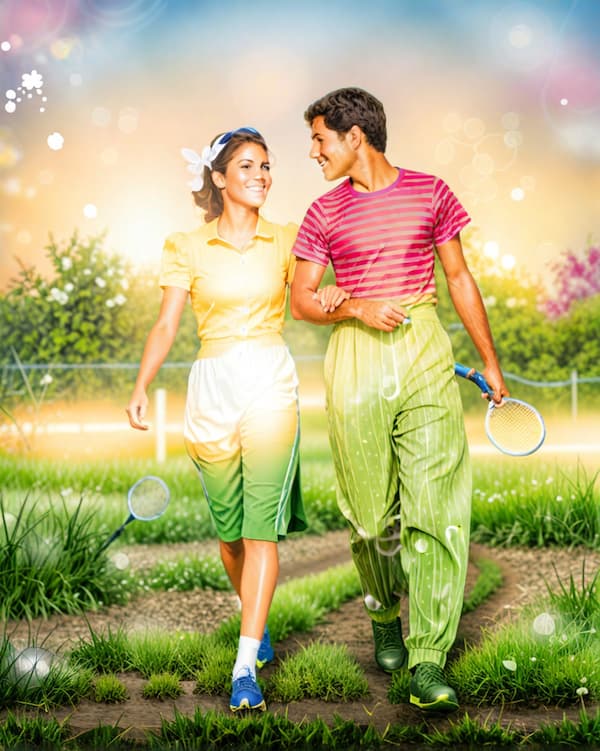 Romantisches Frohe Ostern-Bild